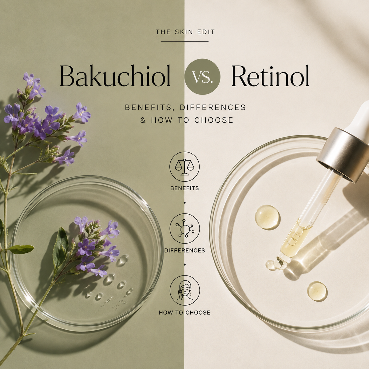 bakuchoil v. retinol comparison