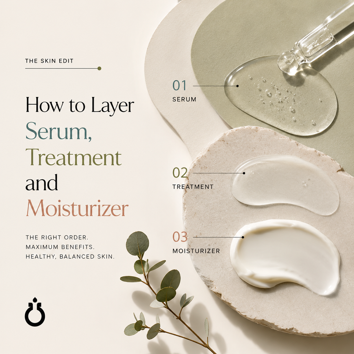 How to Layer Serum, Treatment and Moisturizer